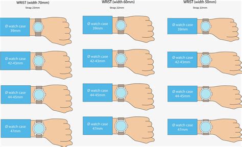 watch size guide for men.